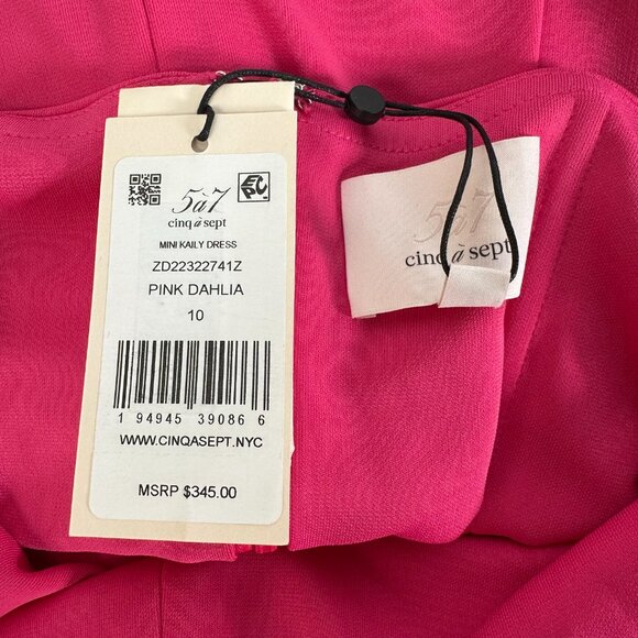 Women's Clinq a Sept Kaily Gathered Halter Mini Dress 10 - Picture 3 of 3